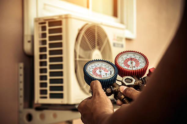 Professional Hvac technician working in Acra, NY